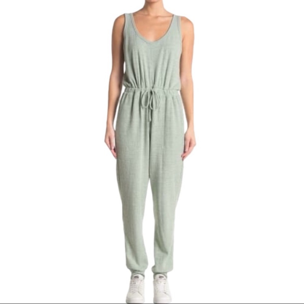 NWOT Free People Bicoastal Jumpsuit w/o cardigan - Picture 5 of 13